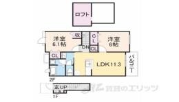 コッティ１間取り図面