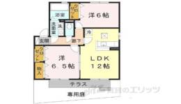 ラ・カーサ大池　Ｗ棟間取り図面