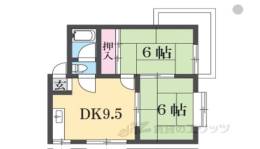 サンコーポ香里１間取り図面