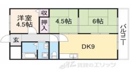 リヴェール三室間取り図面