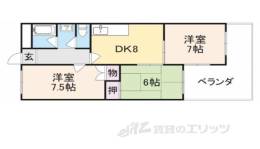 清川五番館間取り図面