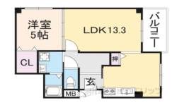アーカンシェル東寝屋川間取り図面
