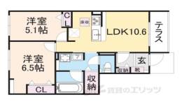 アット横小路間取り図面