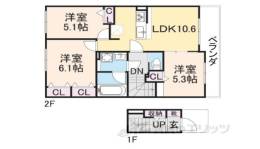 アット横小路間取り図面