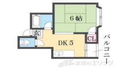 洋燈館メゾン香里園緑町間取り図面