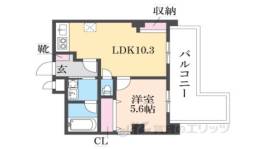 サイプレス小阪駅前間取り図面