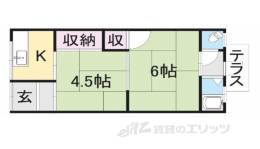 清楽荘間取り図面