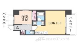 プレジオ八戸ノ里間取り図面