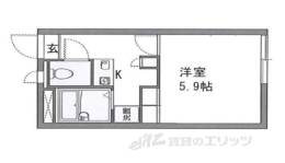 レオパレスシャトー花園間取り図面
