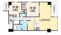 ラポール２間取り図面