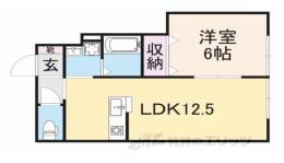 Ｙ・Ｍ　ＣｏｕｒｔＮＡＧＡＴＡ　Ｃ間取り図面