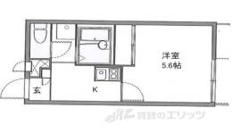 レオパレスカメマス１間取り図面