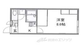 レオパレス瓢箪山間取り図面