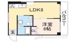 東花園コーポ間取り図面
