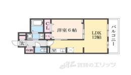 ブランドールα間取り図面