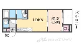 ＣＲＡＳＴＩＮＥ大蓮北４丁目Ｃ間取り図面
