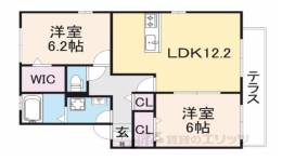 ルミエール東中振C棟間取り図面
