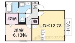 ルミエール東中振A棟間取り図面