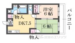 中村コーポ間取り図面