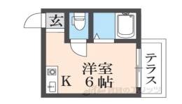メビウス香里レジデンス間取り図面