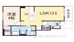 グランディールＡ間取り図面