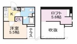 Ｖａｌｅｎｔｉ小阪間取り図面