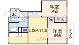 ボワノールＢ棟間取り図面