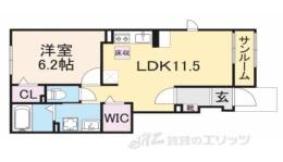 アビタシオンキャトル間取り図面
