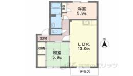 サニーソシアＢ間取り図面
