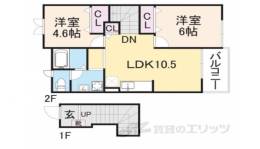メゾン　ミニヨン間取り図面