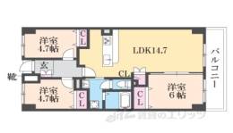 戴慶カーサグラシア間取り図面