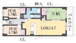 戴慶カーサグラシア間取り図面