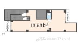 リゾ京都二条（テナント）間取り図面
