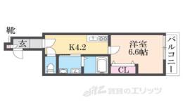 クレアール小泉東１間取り図面