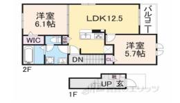 フォレ・リヴィエール２間取り図面