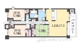 フェアコート五位堂間取り図面