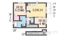 メゾンさくら２間取り図面