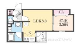 ウェルスクエア京都智恵光院間取り図面