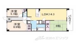 ルモン奈良大森間取り図面