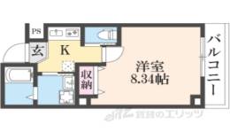ウイングス千本丸太町間取り図面