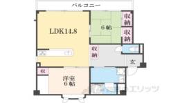 フォレストヒルズ打木谷２間取り図面