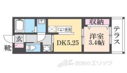 ＲＥＧＩＥＳ近大ｓｏｕｔｈ２間取り図面