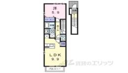 モルティ　コートＡ間取り図面