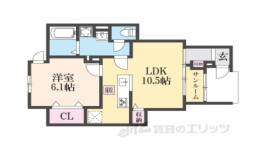 ラ・ヴィータ南門真１間取り図面