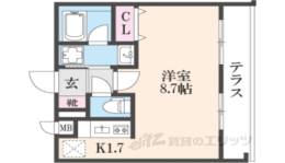 ＳＩＯＮ御蔭通間取り図面