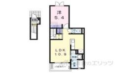 レジデンス門真南１間取り図面