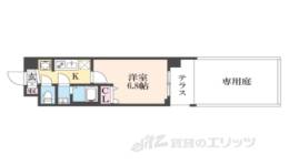 ソルテラス京都西大路　郁間取り図面