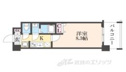 ソルテラス京都西大路　郁間取り図面
