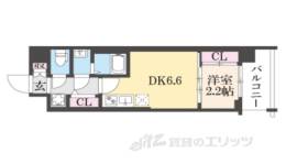 ソルテラス京都西大路　郁間取り図面