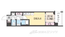 ソルテラス京都西大路　郁間取り図面